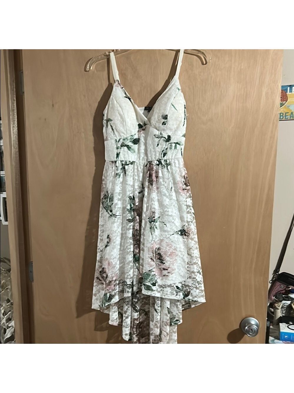 Lily Rose Lace Dress with High-Low Hem